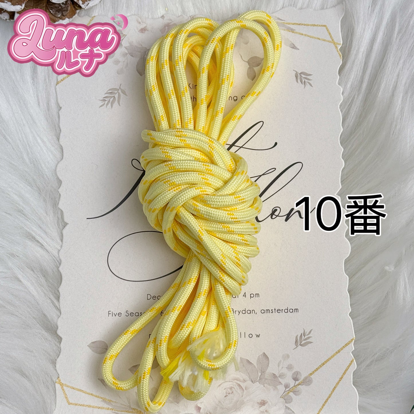 『F008』Miu同じポリエステルコード Size:5mm(5M)