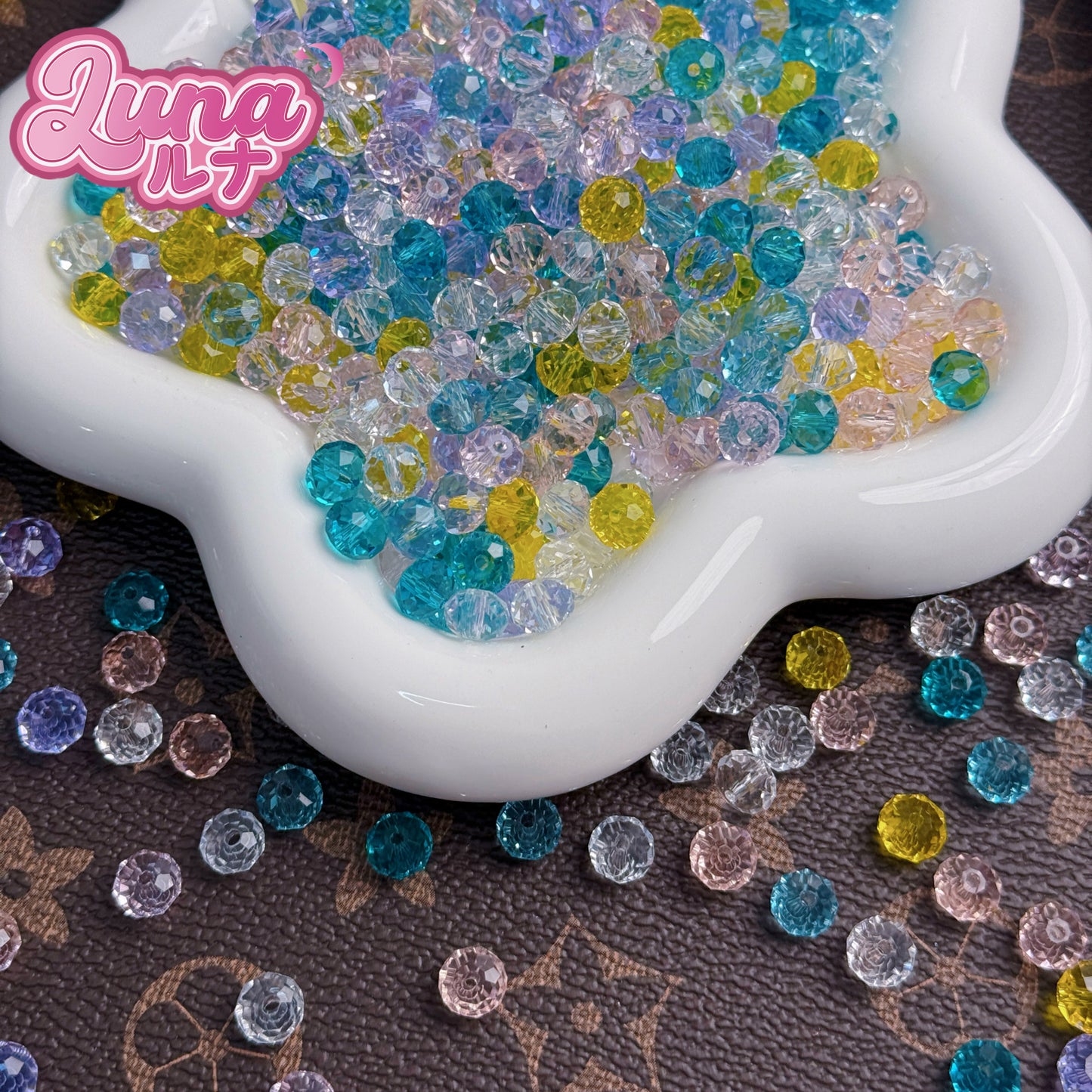 新作『M017』蒼黄彩紫(あおき き さいし)高品質な琉璃 車輪珠