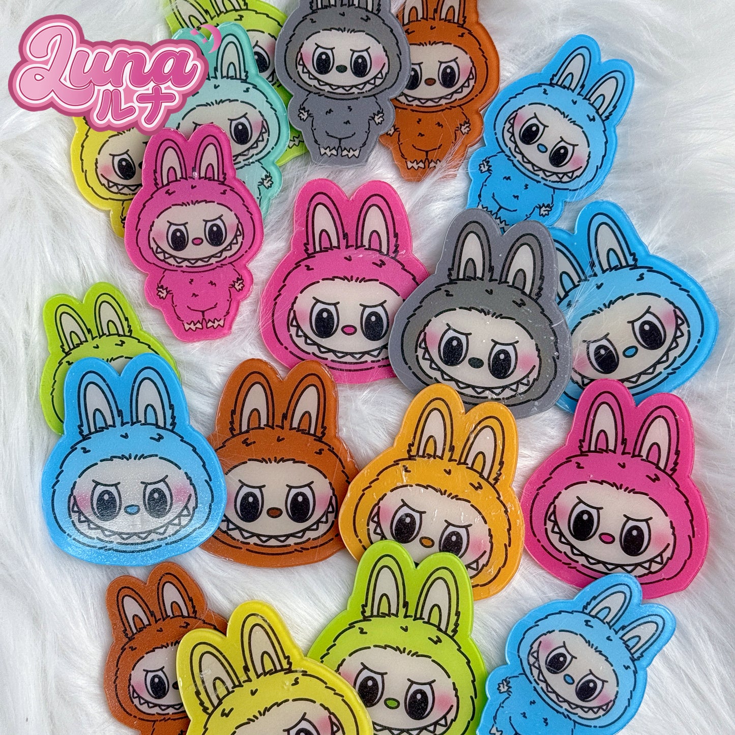 『Q016』BuBu➡️6cm (ランダムパターン) アクリル