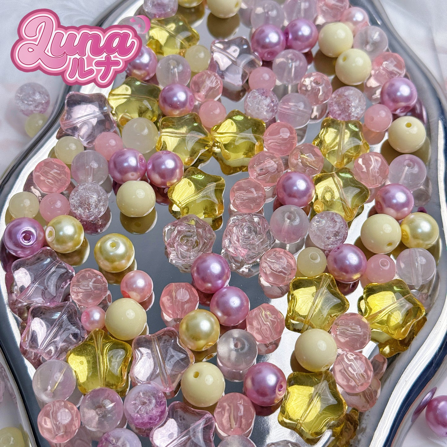 新作『L001』 グレ 高品質琉璃 高品質樹脂パーツsize:8mm,10mm,12mm