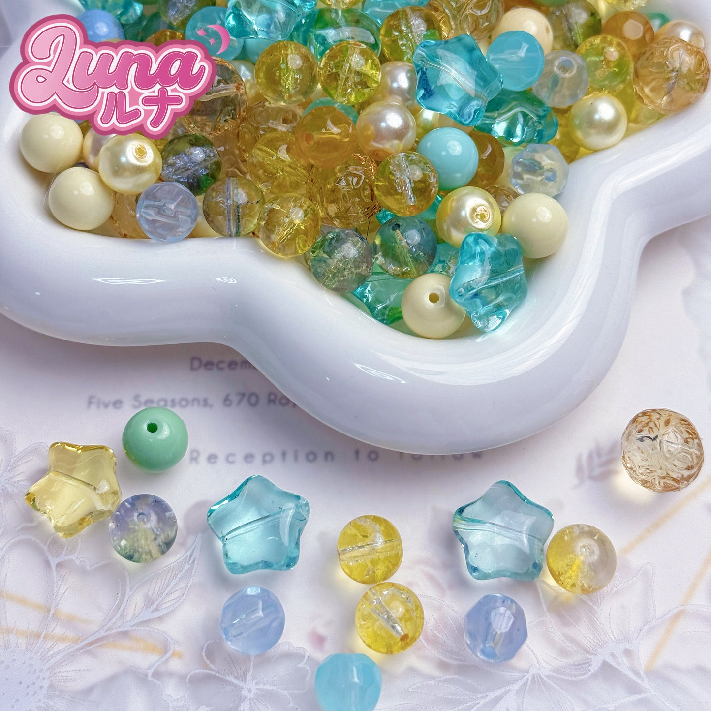 新作『L005』 シーソルトレモン 高品質琉璃 size:8mm,10mm,12mm