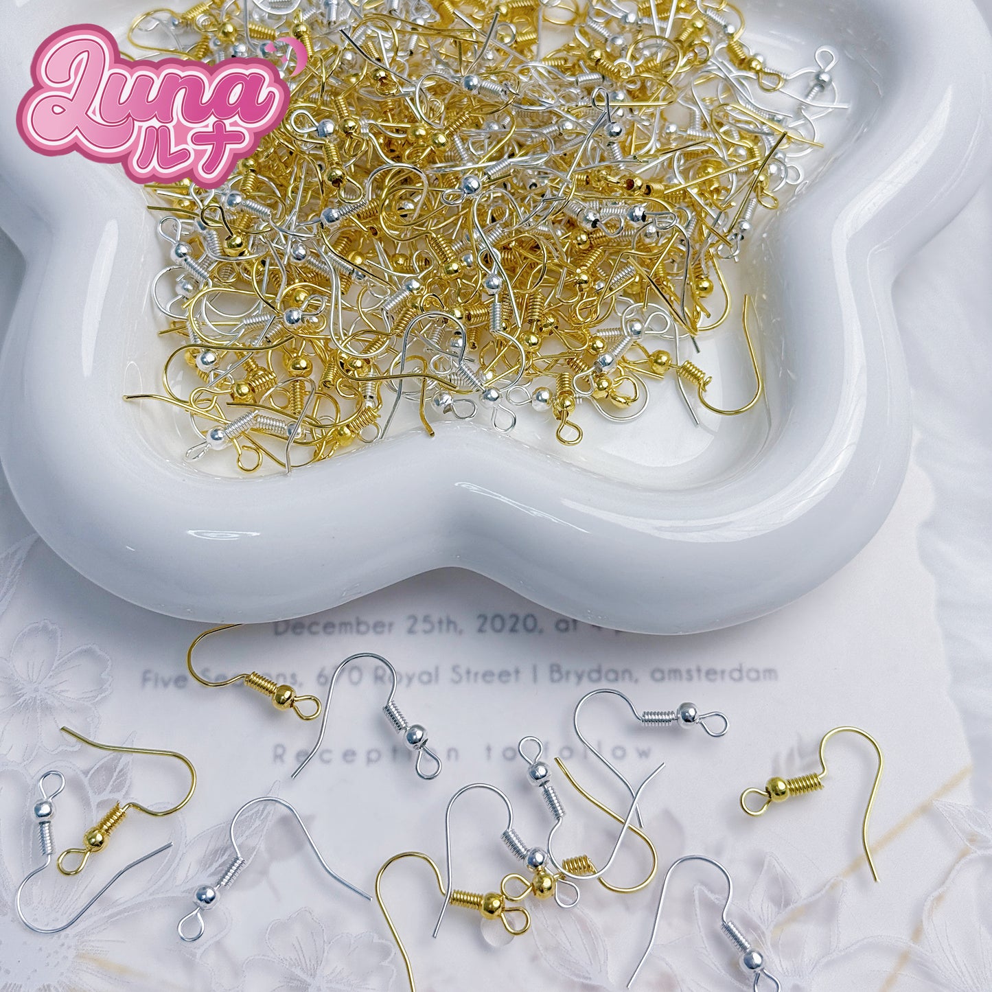 『C035』ピアスフック(Pierce Hook)合金ピアスフック