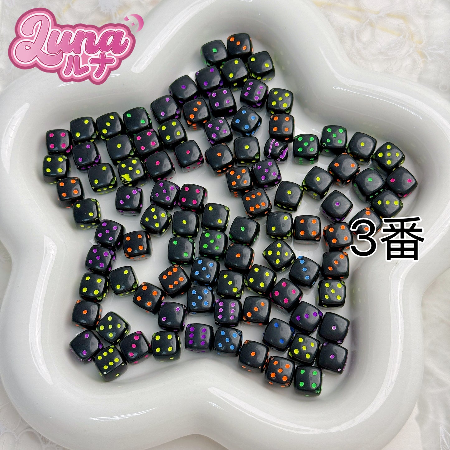 『F029』にじいろダイス 高品質アクリルちゃん