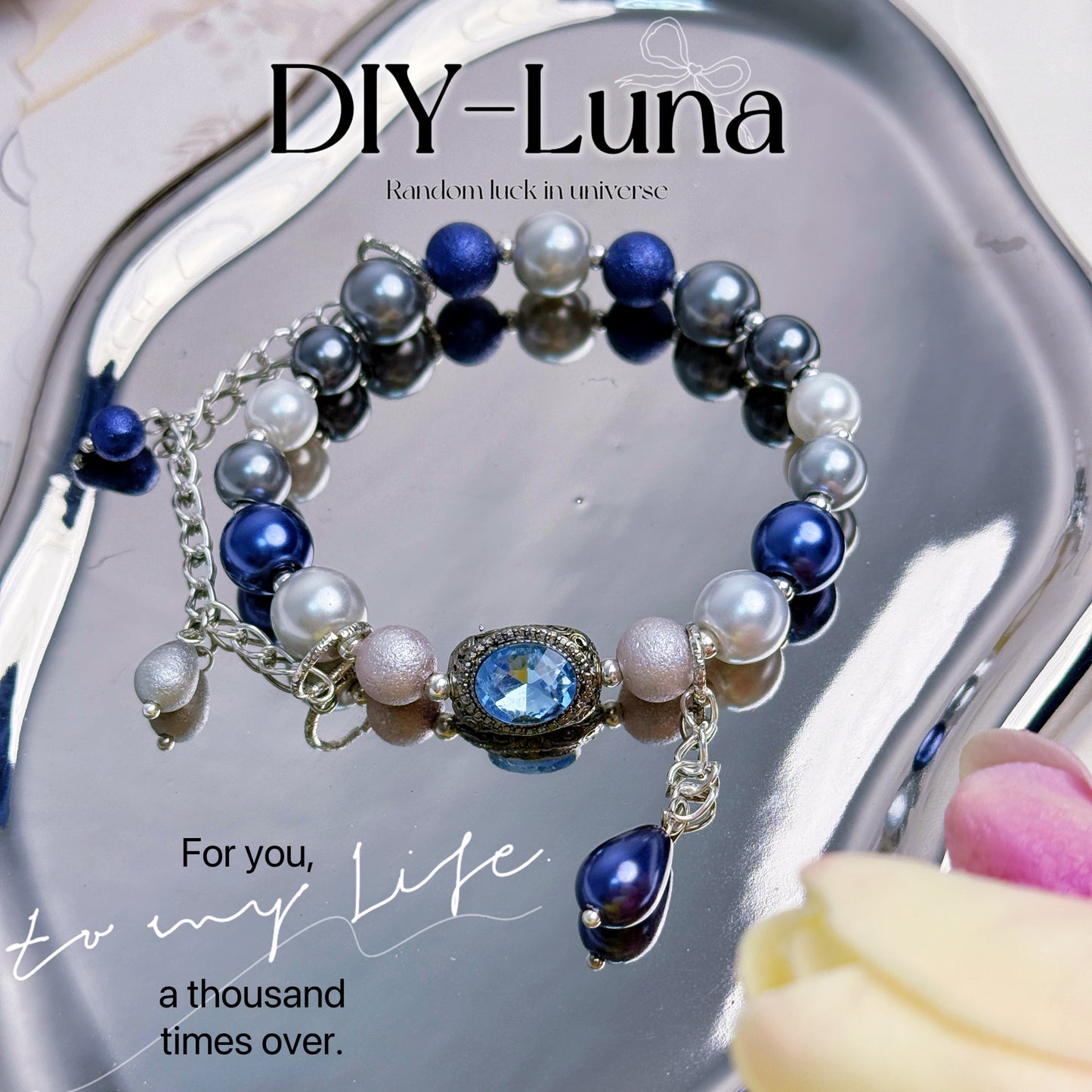 新作『B090』 闇の騎士 高品質琉璃真珠 size:6mm, 8mm,10mm