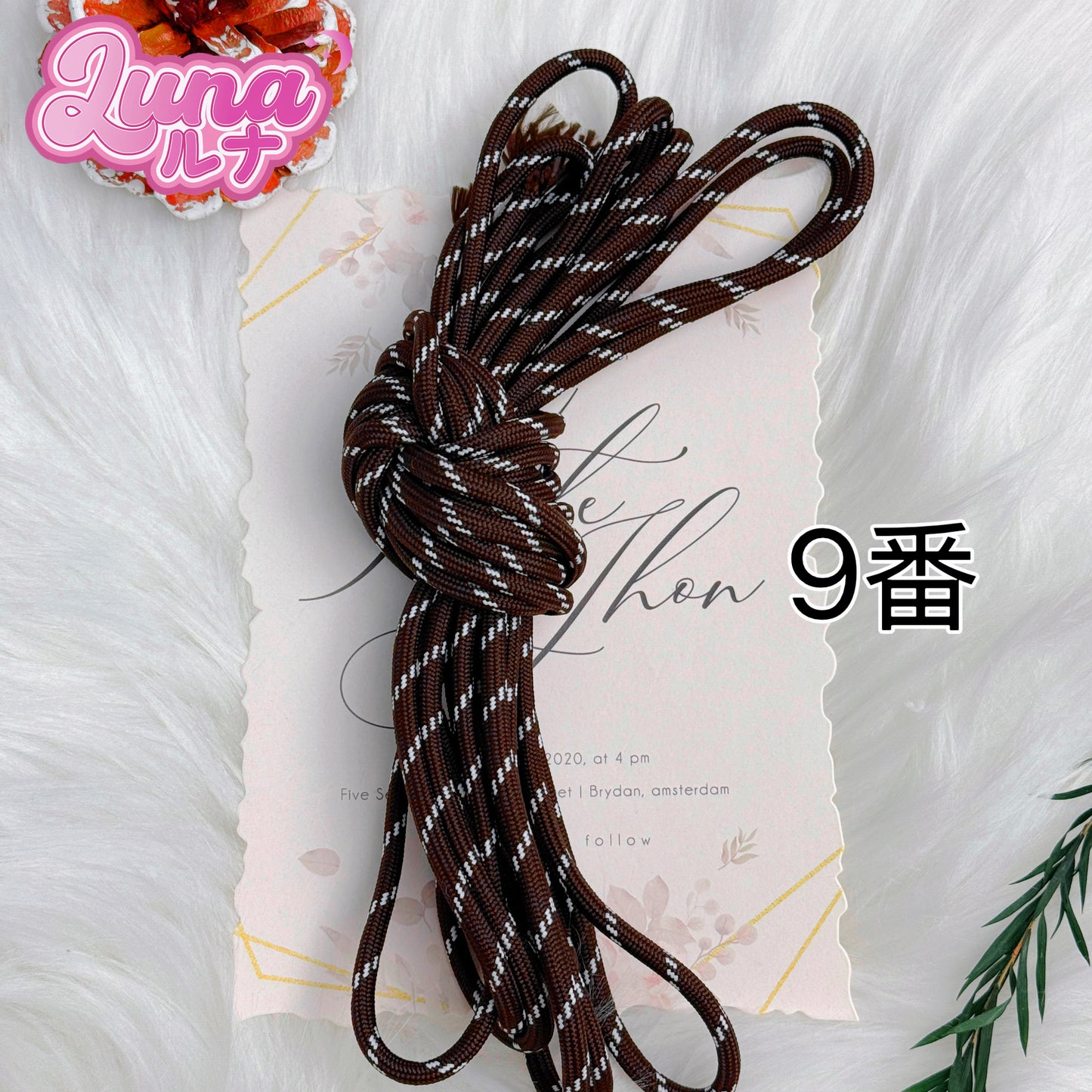 『F008』Miu同じポリエステルコード Size:5mm(5M)