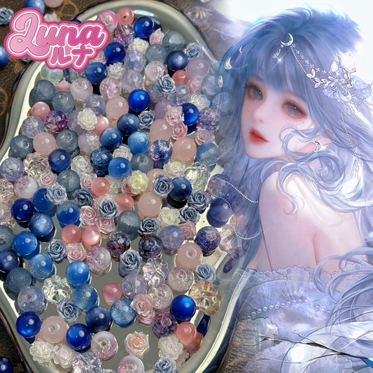 新作『B126』ピンクブルーの星辰（ピンクブルーのせいしん） 高品質樹脂 高品質の琉璃