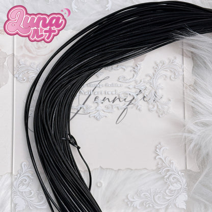 『F021』【紐】  光沢感レザーコード  size:2mm