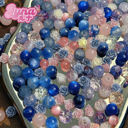 新作『B126』ピンクブルーの星辰（ピンクブルーのせいしん） 高品質樹脂 高品質の琉璃