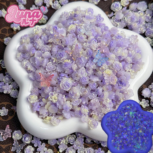 新作『H011』  紫乃花（しのはな）「蛍の光効果」【夜光➕温变】高品質樹脂 温度の変化効果は、ライブ配信中に視聴者に質問できます