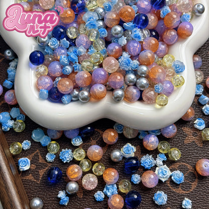新作『B139』  紫青の夢境（しせいのむきょう）高品質琉璃size：8mm,10mm