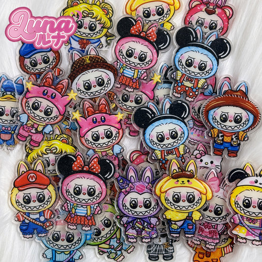 『Q014』BuBu➡️6cm （ランダムパターン） アクリル