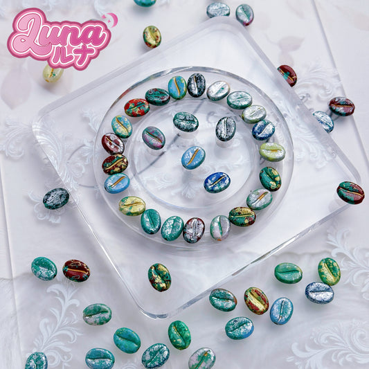 新作『M026』 コーヒー豆の形をしたビーズです 高品質アクリル