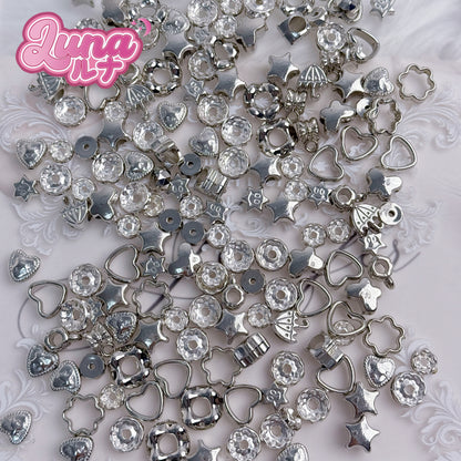 新作『M033』いろんな色のスペーサービーズ 高品質アクリル