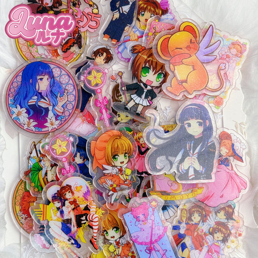 『Q038』  カードキャプターさくら ➡️6cm （ランダムパターン） アクリル