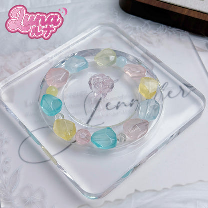 新作『L003』  春夏のそよ風カラー 高品質琉璃 高品質樹脂パーツsize：8mm,10mm,12mm