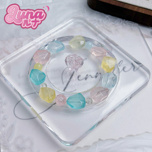 新作『L003』  春夏のそよ風カラー 高品質琉璃 高品質樹脂パーツsize：8mm,10mm,12mm