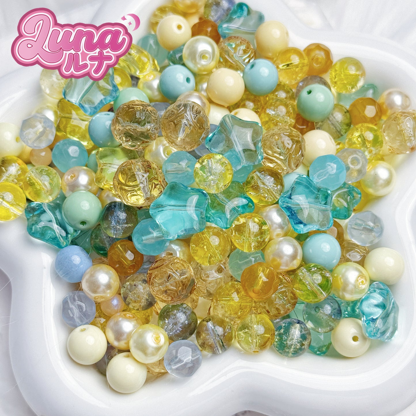 新作『L005』  シーソルトレモン 高品質琉璃 size：8mm,10mm,12mm