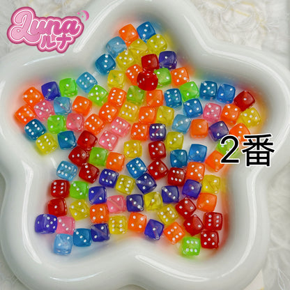 『F029』にじいろダイス  高品質アクリルちゃん